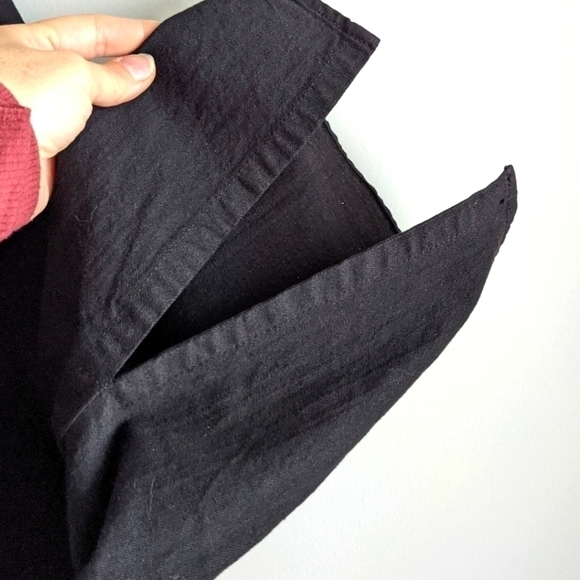 Parker Smith Bombshell Fit Cropped Slit Hem Black Jean 29 Straight Leg Capri - Picture 5 of 11